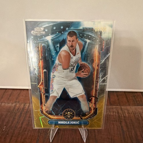 🔥 NIKOLA JOKIC GOLD /50 ET 2025-26 TOPPS COSMIC CHROME NBA NUGGETS