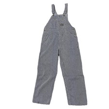 Vintage Oshkosh B  Gosh Vestbak Mens Overalls Blue And White Pinstriped 30x32