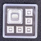 Geiger Silver 10g (x1) and 1g (x10) - 20g Total - Silver Bars - Case Included