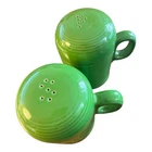 FIESTAWARE Rangetop Salt & Pepper Shakers HOMER LAUGHLIN FIESTA SHAMROCK RETIRED