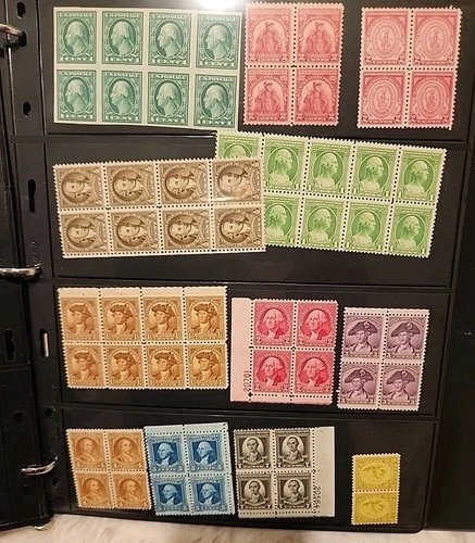 USA Stamp Collection in Album Outstanding Album 1