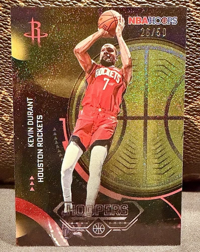 Topps 2026 NBA Hoops Kevin Durant Hoopers Gold Pixel Burst #H-14 /50
