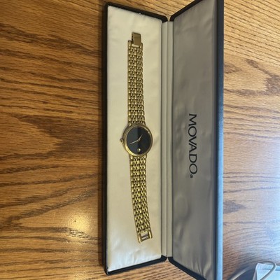 Model: Movado Museum 87-E4-9887 Serial: 8225191 Men's Watch Needs battery