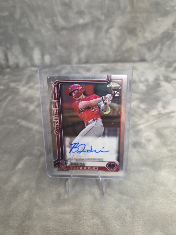 Bryce Teodosio #RA-BTE 2025 Topps Chrome RC Auto Angels Rookie Autograph 