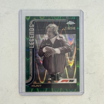2025 Topps Chrome Formula 1 F1 #155 James Hunt Forest Green Refractor /140