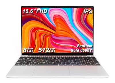 15,6-Zoll-Laptop , 8 GB DDR3-RAM, 512 GB, Celeron 6500Y, USB 3.0, HDMI Webcam,