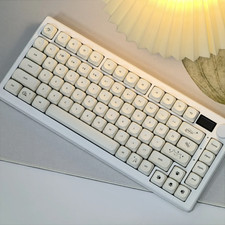 Korean Keycap Cute Cat Theme round Key Cap MOA Profile PBT Thermal Sublimation M