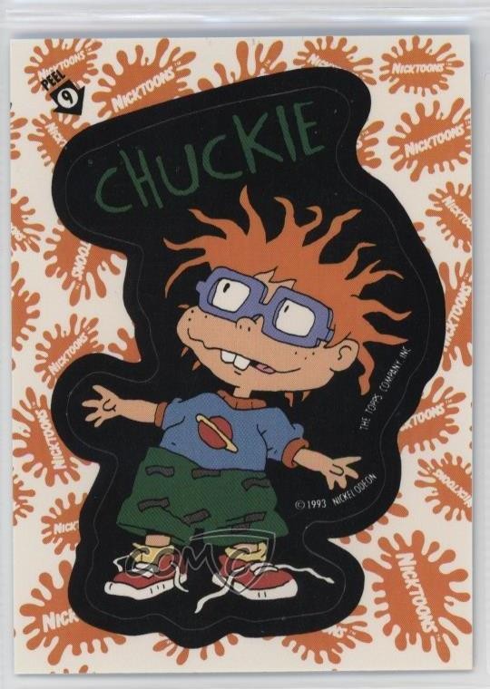 1993 Topps Nicktoons Stickers Chuckie Finster Chuckie #9 1e50