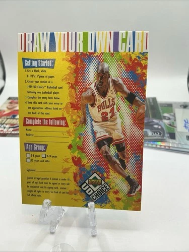 1998-99 Upper Deck UD Choice - Draw Your Own Card/Entry Form - Michael Jordan