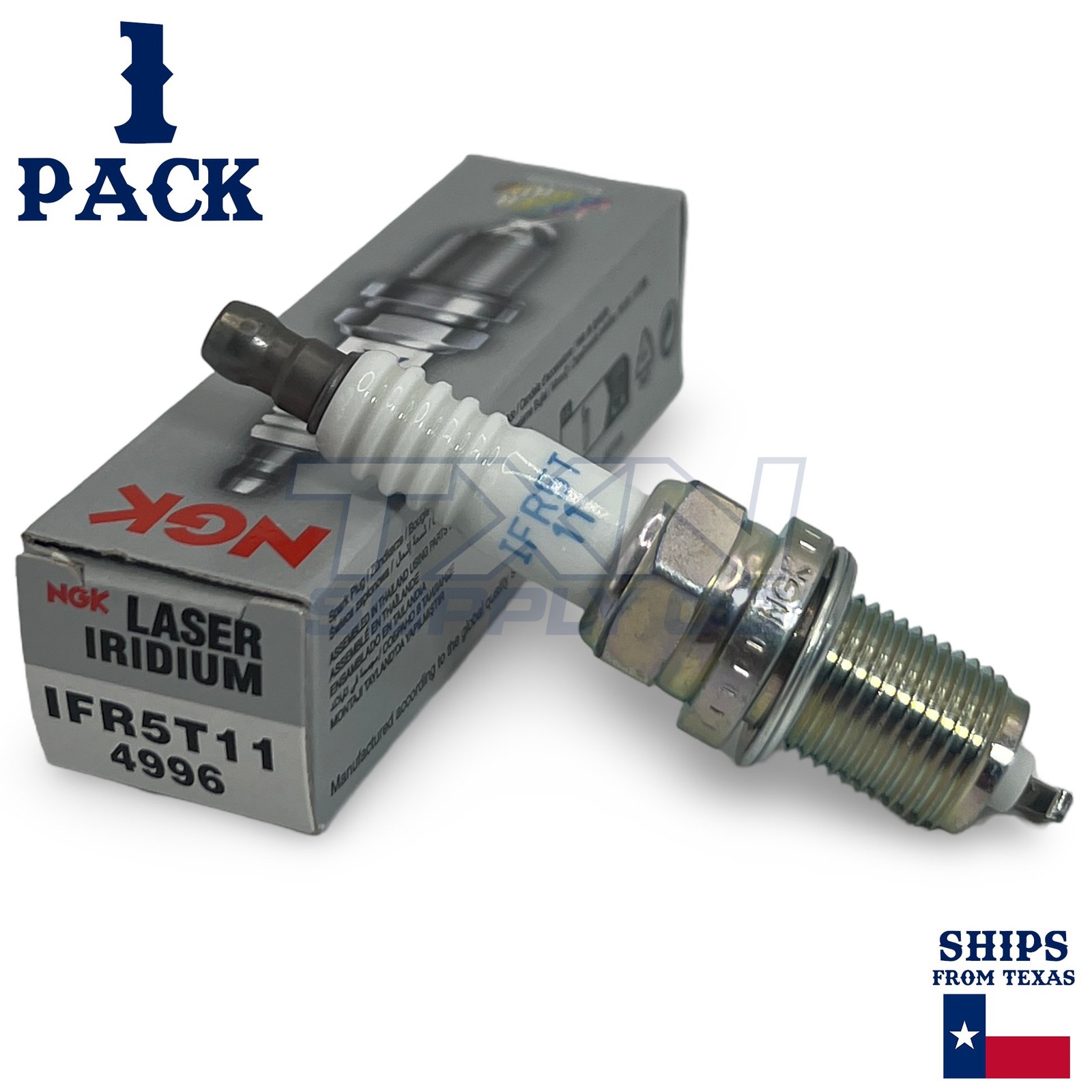 1 Pack NGK V-Power 4996 Spark Plugs IFR5T11