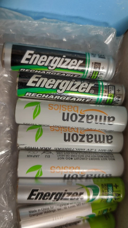 12X Mixed Rechargeable AAA Home Phone Batteries - Image 3 of 4