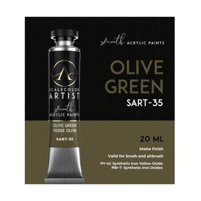 Scale 75 Mini Paints Olive Green New