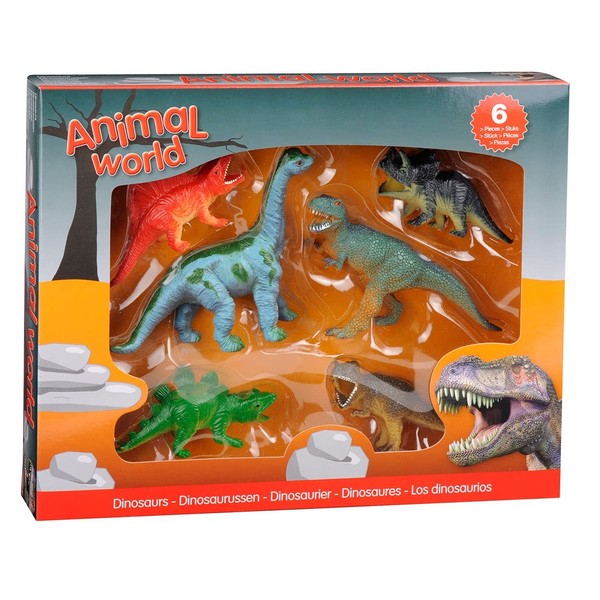 Dinosaurussen Giftbox 6St. Speelgoed Neu-image