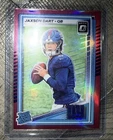 2025 Panini Donruss  Rated Rookie Jaxson Dart #273 Optic Preview Pink Prizm (RC)