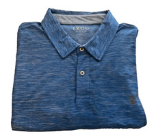 IZOD Golf Stretch Short sleeve light blue heathered polo size XL
