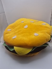 Hamburger Cheeseburger Plush Hat Halloween Costume Party Hat/Cap Dress Up