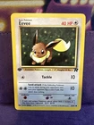 Pokémon Card Eevee 55/82 1st Edition Non Holo - Team Rocket - LP