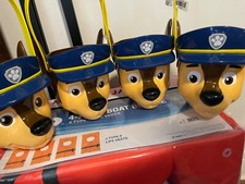 PAW PATROL Dog CHASE Lot Of 4 EASTER Pail Bucket With Handle