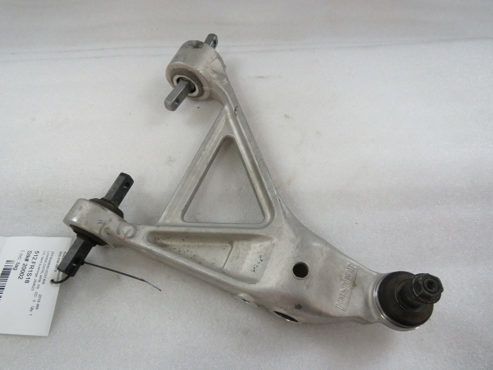 Ferrari 488, LH, Left Front Lower Control Arm, Used, P/N 264523