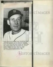 1966 Press Photo Bob Swift, Detroit Tigers Interim Baseball Manager - hps14899