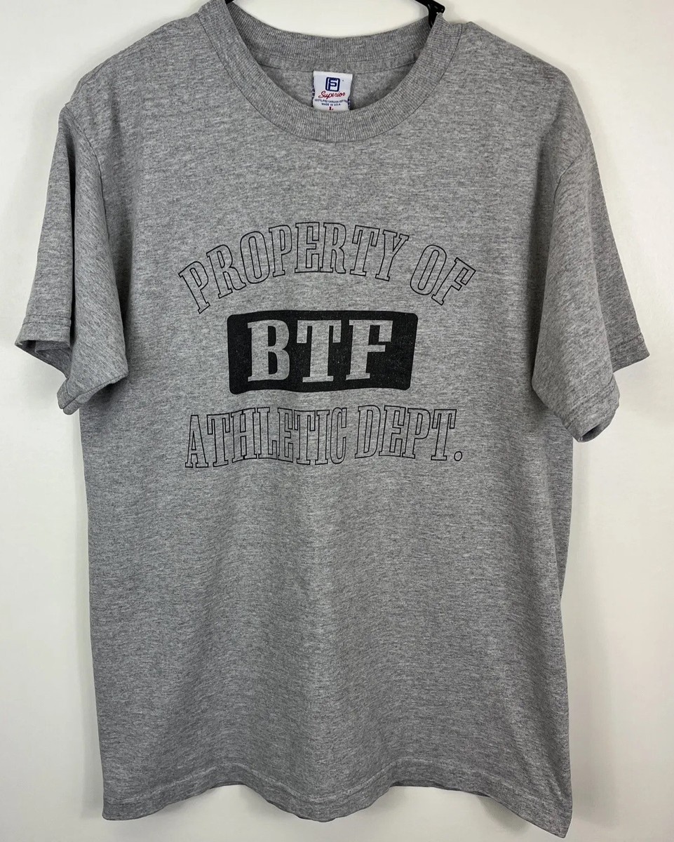 Vintage BALLYS Total Fitness 90's Gym Health Club T-SHIRT Lrg Made USA