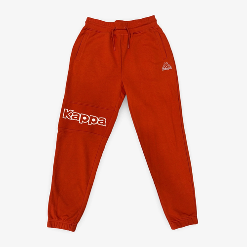 Kappa Jogger Sweatpants Orange Pumpkin / White (Slim Fit) Men's Small S