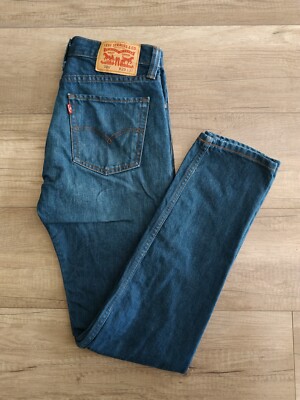 Levi's 508 Men's Slim Fit Navy Jeans, W29 L32, Lee, Wrangler