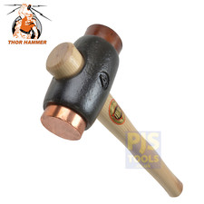 Thor 216 No 4 copper rawhide hammer mallet 50mm face 2380g THO216