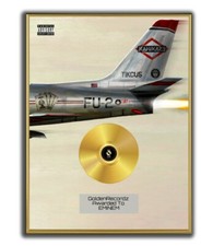 Eminem Poster, Kamikaze poster, GOLD/PLATINIUM CD, gerahmtes Poster Rap HipHop