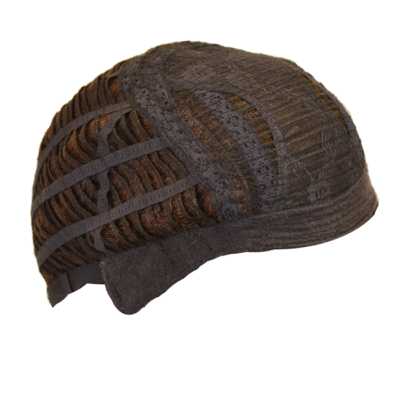 Perruque Courte Bouclée Châtain Cuivré Intense Eleonore 322 - Synthétique, Taille Large, Neuf Avec étiquettes