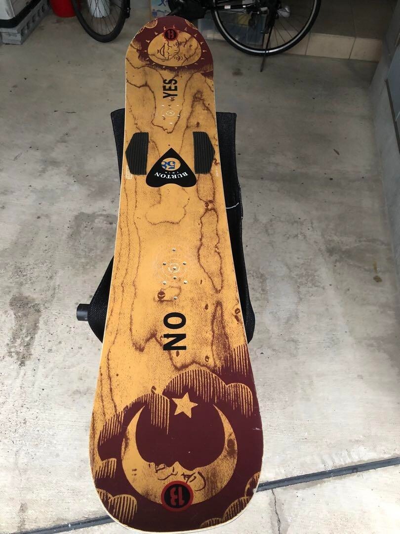 Rare Vintage 1994 Burton Bryan Iguchi Twin Snowboard Collectible