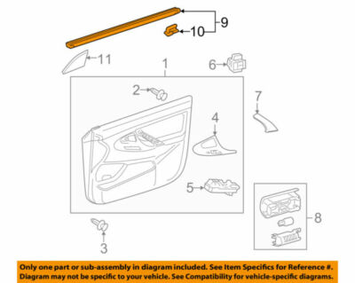 68172-33070 Toyota Weatherstrip, front door glass, inner lh  
