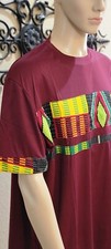 T SHIRT WITH AFRICAN PRINT