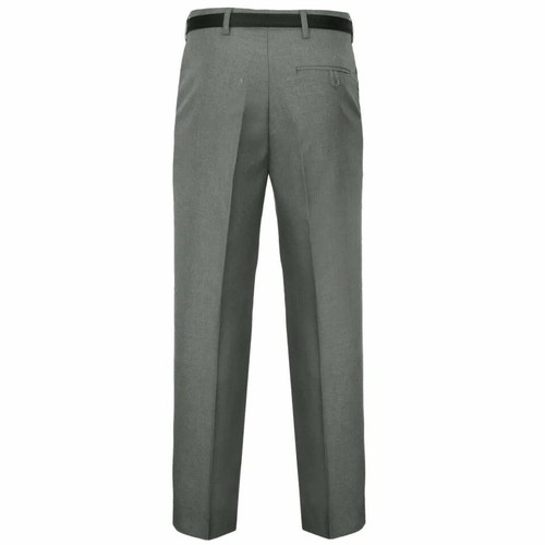 HERREN BÜROHOSE BUSINESS ARBEIT FREIZEIT SMART FORMELL GROSS PLUS GÜRTELTASCHE HOSE - Bild 15 von 15