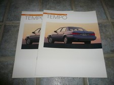 1993 Ford Tempo Sales Brochure - Vintage - Two for One Price