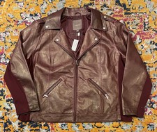 Womens Plus Size 4x Maurice’s Jacket New Nwt Zip Red/maroon