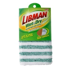 Libman 18.5" x 5" Wet and Dry Microfiber Mop Refill Pad Reusable Machine Wash