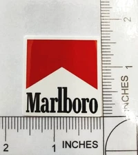 Marlboro Glossy Waterproof Logo Decal Sticker 1.5"x1.5"