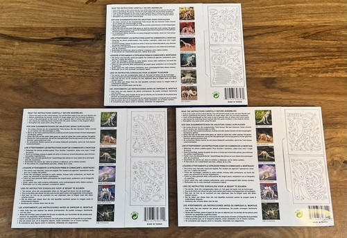 3 Mysterious Dinosaur Wood Skeleton Kits 6+. IQ Assembling Product Series. New - 第 2/10 張圖片