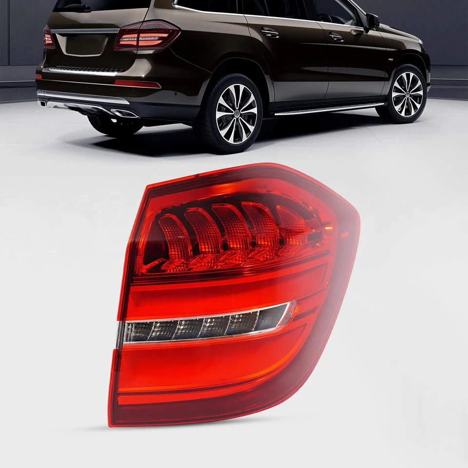 Right Side Outer Tail Light For Mercedes-Benz 17-19 GLS450 GLS550 GLS63 AMG X166 - Image 3 of 4