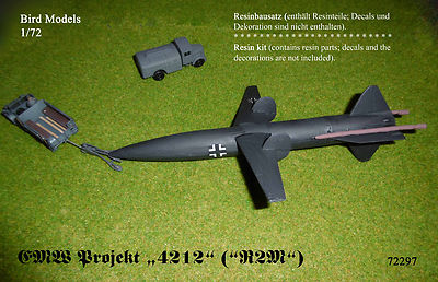EMW Projekt 4212 ''R2M'' (Super-V2)        1/72 Bird Models Resinbausatz/resin kit