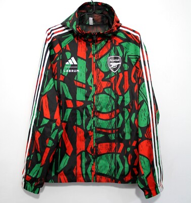 adidas x ARSENAL X LABRUM SEASONAL WINDBREAKER IT4081 SIZE M | eBay