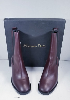 Massimo Dutti Botin Tacon Chelsea Bootie sz US 7.5