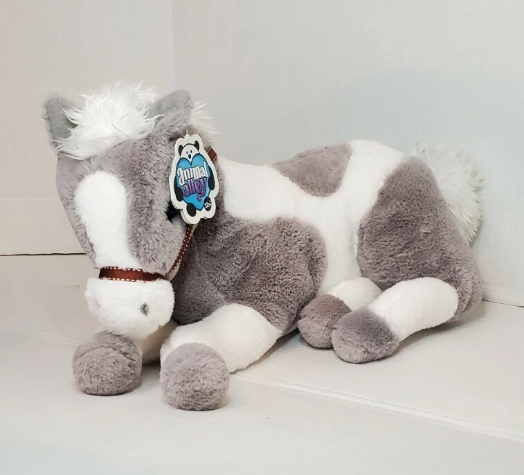 White best sale horse plush