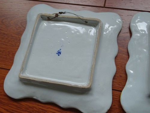 VINTAGE TWO SMALLS DISH CERAMIC DESVRES FRANCE circa 1920s' - Picture 10 of 12