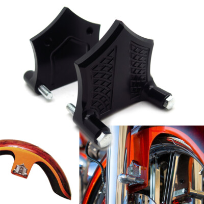 E-O Black Contrast Fender Spacer For HARLEY Baggers 23 26 30 (1-1/4'' 41mm
