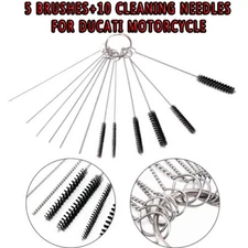 15Pcs Cleaning Brush Set Kit Airbrush Paint Spray Gun Nozzle Tip Cleaner Tool