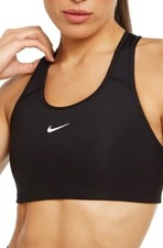 Nike Womens Victory Padded Sports Bra Black White Small AH8645 010 SZ Medium NWT