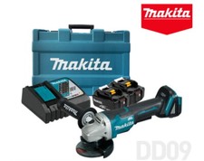 Makita DGA408 BL 18V 2x5.0Ah 100mm 8500Rpm 362x117x146mm 5.5lbs UPS Charger_220V