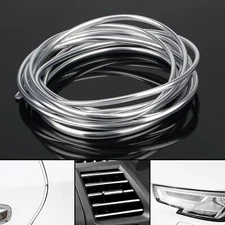 For Toyota 33FT Car Door Edge Protector Molding Trim Chrome Seal Strip Guard US